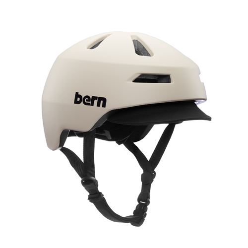 Bern Brentwood 2.0 Sporthelm Mat Zand met klep Maat M