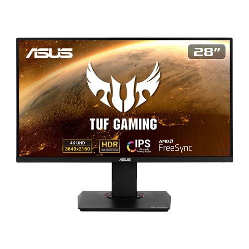 ASUS TUF Gaming VG289Q - LED-monitor - spelen - 28" - 3840 x 2160 4K @ 60 Hz - IPS - 350 cd/m² - 1000:1 - HDR10 - 5 ms - 2xHDMI, DisplayPort - luidsprekers