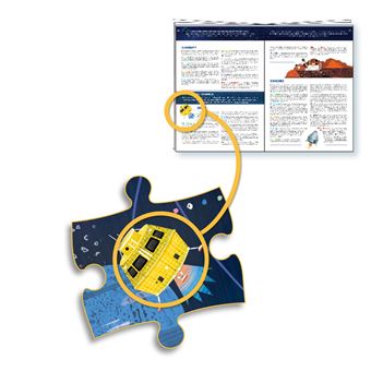 Puzzle enfant 200 pièces Djeco Observation Espace