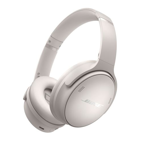 Casque Circum-Aural Sans Fil Bluetooth Bose Quietcomfort À Réduction De Bruit Blanc