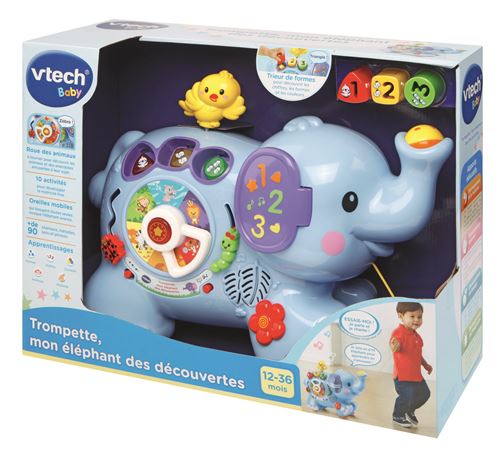 Vtech Baby Multicolore Jeu Éducatif Trompette Mon Éléphant Des Découvertes