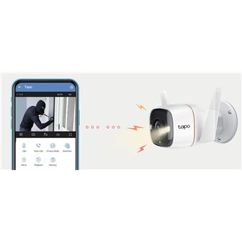 Caméra de surveillance sans fil Wifi pour extérieur TP-LINK Tapo