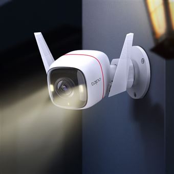 Caméra de surveillance sans fil Wifi pour extérieur TP-LINK Tapo C320WS  Blanc - Caméra de surveillance