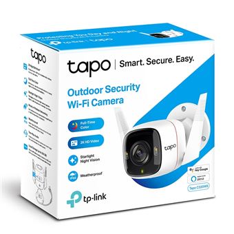 Caméra de surveillance sans fil Wifi pour extérieur TP-LINK Tapo C320WS Blanc