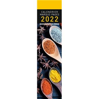 Calendrier Pictura 2022 Marque-Page Epices