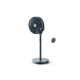 Ventilateur sur pied Rowenta Turbo Swift Silence QV5041F0 Bleu Gris