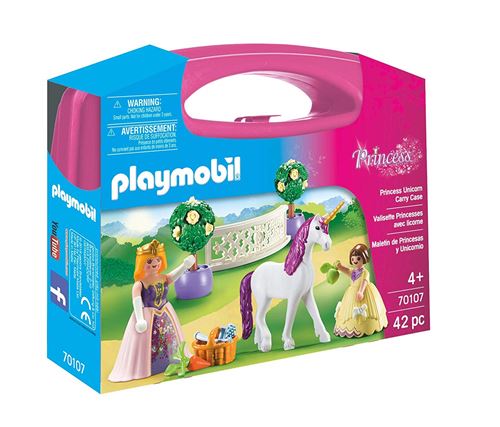 Playmobil Princess 70107 Valisette Princesses avec Licorne