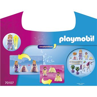 Playmobil Princess Le palais royal 70107 Valisette Princesses avec licorne