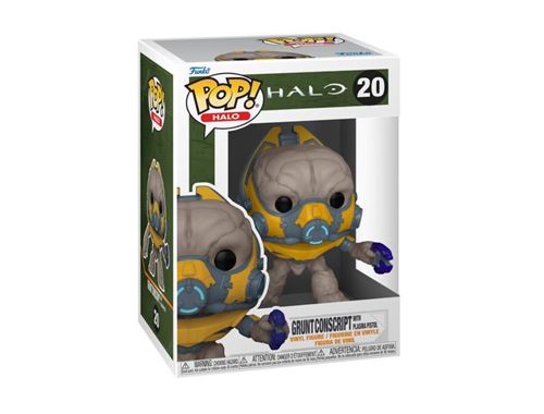 Figurine Funko Pop Games Halo Infinite Grunt Conscript with Plasma Pistol État correct - Funko reconditionné disponible sur Fnac