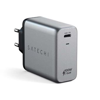 Chargeur Secteur Satechi 100W Gris