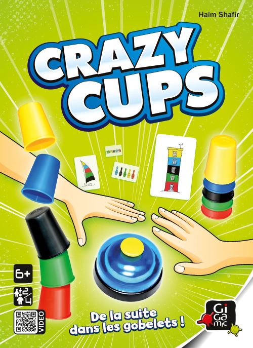 Boite de Jeu d’ambiance Gigamic Crazy Cups
