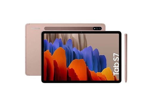 Etui Samsung Book Cover pour Samsung Galaxy Tab S7 Mystic Bronze