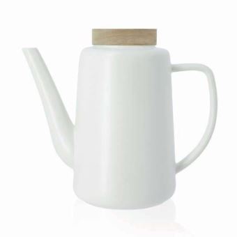 Théière en porcelaine Ogo Enzo 1,2 L Blanc - 1