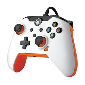 Manette filaire Pdp pour Xbox et PC Blanc atomique