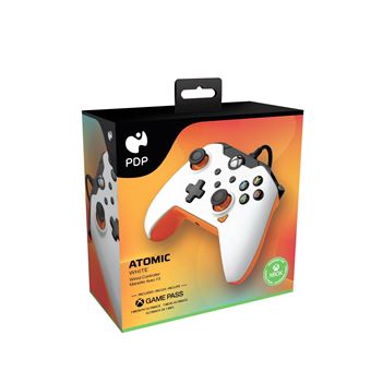 Manette filaire Pdp pour Xbox et PC Blanc atomique