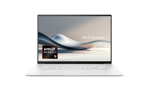 PC portable Asus Zenbook S 16 UM5606WA-RK368W 16 120 Hz AMD Ryzen™ AI 9 32 Go RAM 1 To SSD Blanc