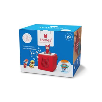 Toniebox 2 Rouge – Boîte à Histoires Sans écran, Pat' Patrouille Incluse, Dès 1 An, Interactive