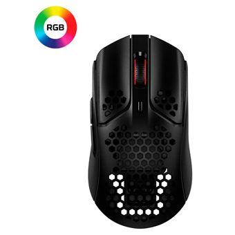 Souris Gaming sans fil HyperX Pulsefire Haste optique 6 boutons 2.4 GHz récepteur sans fil USB Noir