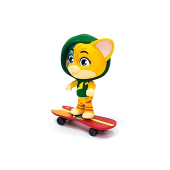 Figurine Lampo Smoby 44 Chats avec son skateboard