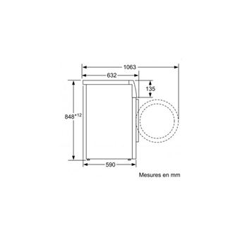 Siemens iQ700 WM16XLH2FF - Machine à laver - WiFi - largeur : 59.8 cm - profondeur : 63.2 cm - hauteur : 84.8 cm - chargement frontal - 70 litres - 10 kg - 1600 tours/min - blanc