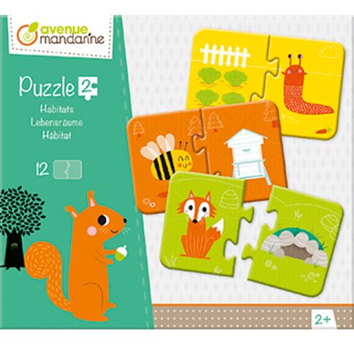 Puzzle 2 pièces Avenue Mandarine Les Habitats