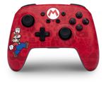 Manette sans fil améliorée pour Nintendo Switch PowerA Here we go Mario Rouge