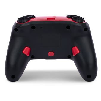 Manette sans fil améliorée pour Nintendo Switch PowerA Here we go Mario Rouge