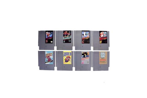 NINTENDO SOUS VERRE CARTOUCHE NES