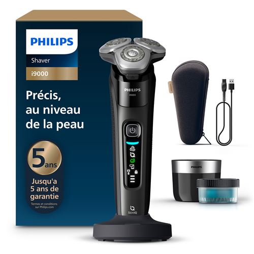 Rasoir Électrique Philips X9000/30 Serie I9000 Technologie Skiniq Noir