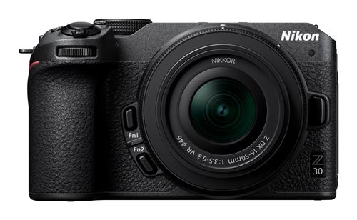 Appareil photo hybride Nikon Z30 noir + Z DX 16-50mm f/3,5-6,3 VR