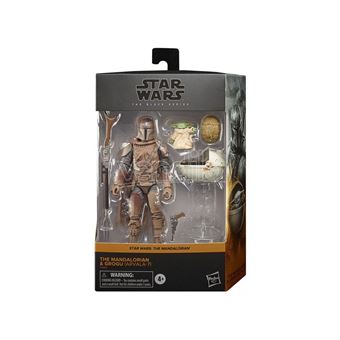 Figurine Star Wars Bl Mando Grogu Arvala 7 Build up 15 cm