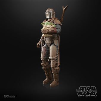 Figurine Star Wars Bl Mando Grogu Arvala 7 Build up 15 cm