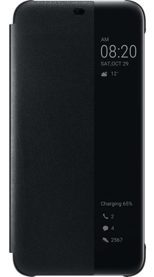 Etui folio Huawei Noir pour Mate 20 Lite