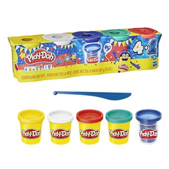 Pack de 5 pots Play-Doh Sapphire Celebration