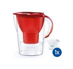 Carafe filtrante Brita Marella avec 1 cartouche Maxtra Pro 1051120 Rouge