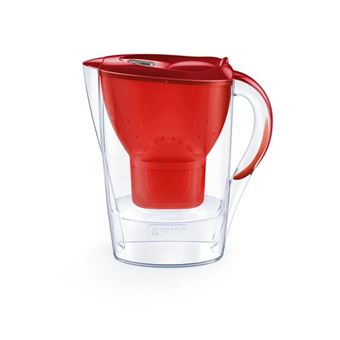 Carafe filtrante Brita Marella avec 1 cartouche Maxtra Pro 1051120 Rouge