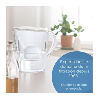 Carafe filtrante Brita Marella avec 1 cartouche Maxtra Pro 1051120 Rouge