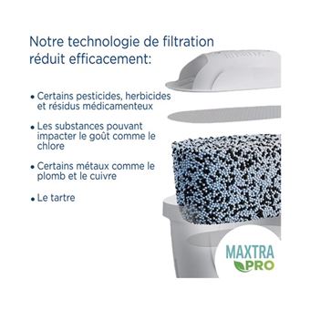 Carafe filtrante Brita Marella avec 1 cartouche Maxtra Pro 1051120 Rouge