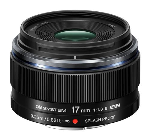 Objectif Om System M.Zuiko Digital 17mm F1.8 II – Focale Fixe, Monture Micro 4/3