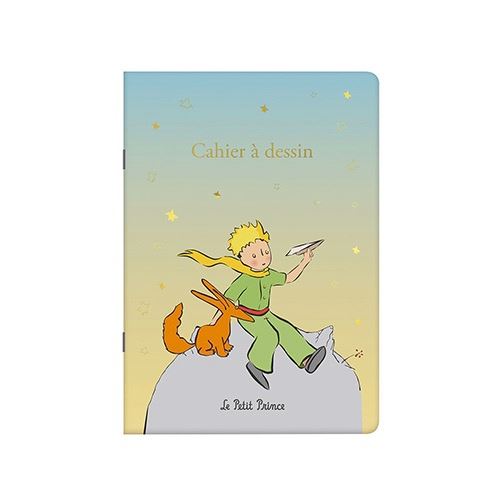 Cahier à dessin A5 Kiub Le Petit Prince Enfants Renard 48 pages