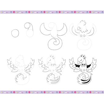 Step by Step Drawing - Apprendre à dessiner - 20 Modèles Fantasy - Kit