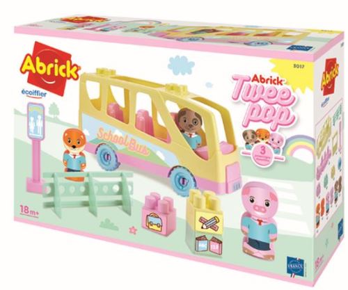 Le bus scolaire des Twee Pop Abrick Ecoiffier