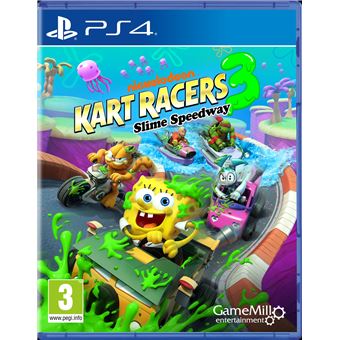 PlayStation 4 Just For Games Nickelodeon Kart Racers 3 Slime Speedway 3