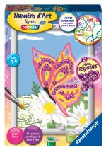 Jeu créatif Ravensburger Numéro d'Art Petit Papillon et sequins