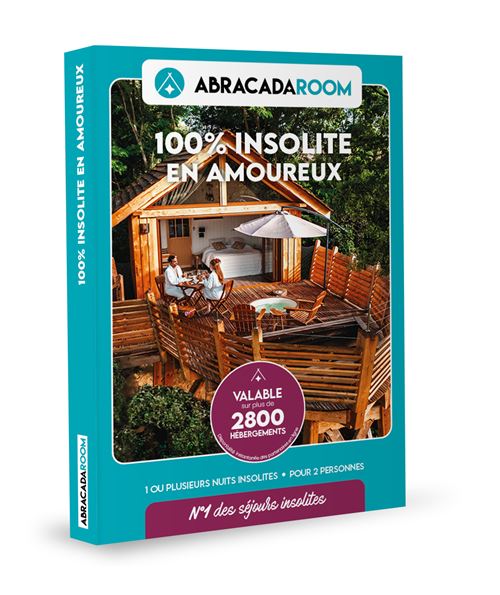Coffret cadeau AbracadaRoom 100% Insolite en amoureux