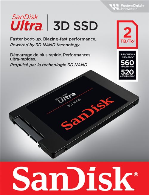 Ultra 3D SATA 2.5'' 2TB + Rescu pro