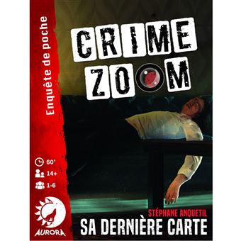 Jeu de société Aurora Crime Zoom Sa Dernière Carte