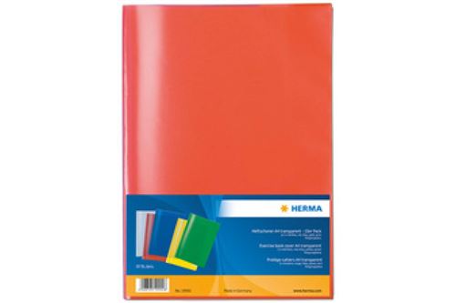 HERMA Protège-cahiers, format A4, en PP, orange transparent