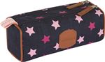 Trousse double Ooban's Funny Stars Denim et Rose