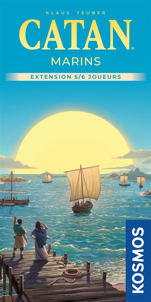 Boite de Jeu de stratégie Asmodee Catan Marins Extension pour 5 et 6 joueurs